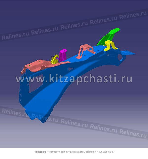 Панель колесная арки передней левой Chery Tiggo 8 Pro MAX 2023 502001850AADYJ